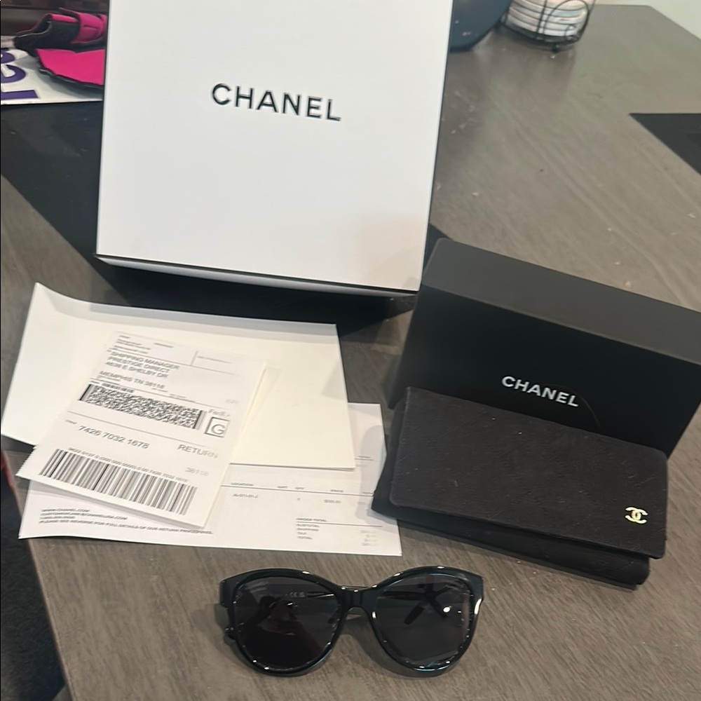 Chanel Black Sunglasses